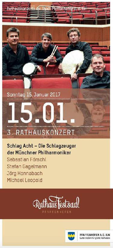 "Schlag Acht": Percussion in Pfaffenhofen